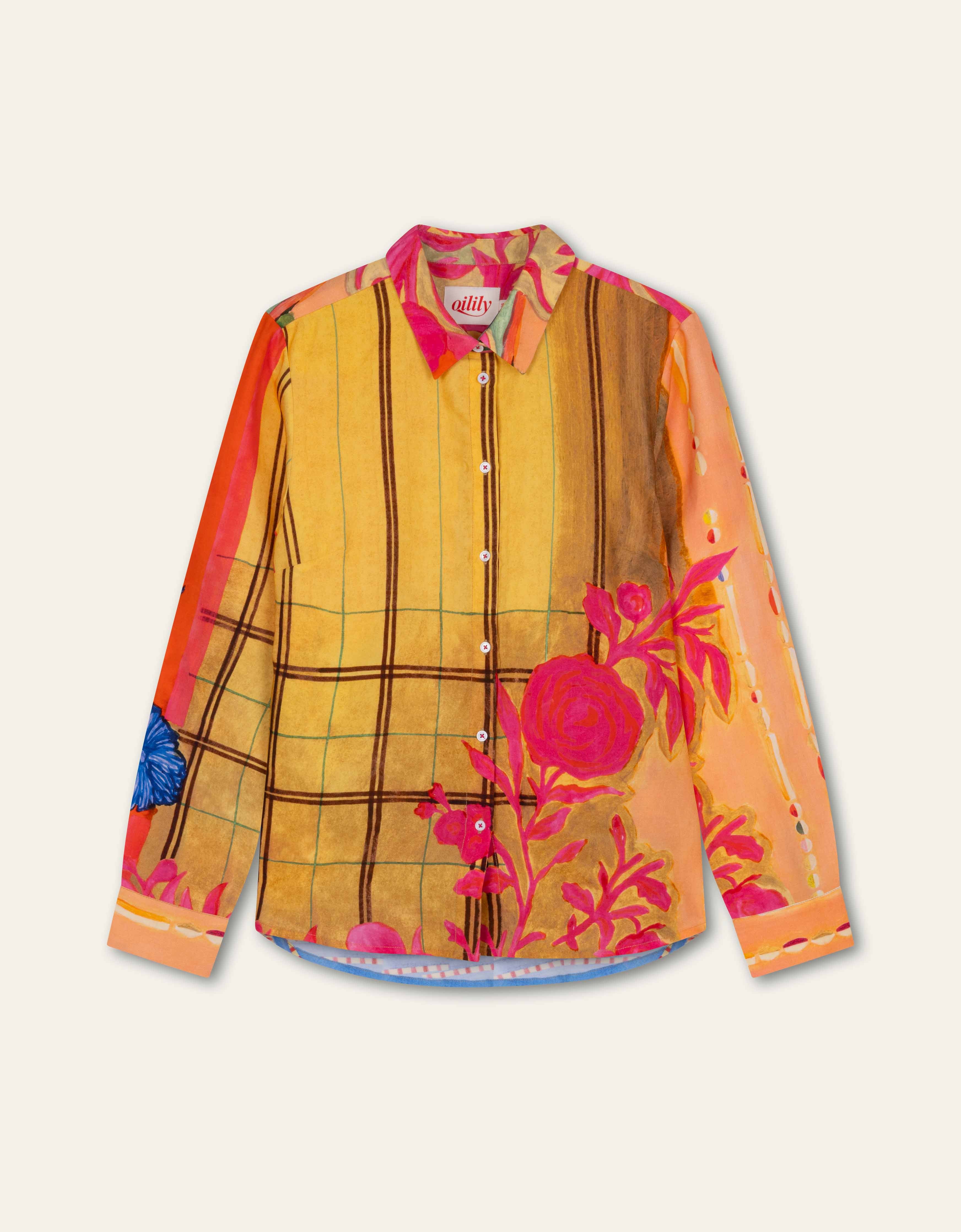 Bregje Blouse Thistle Cheese