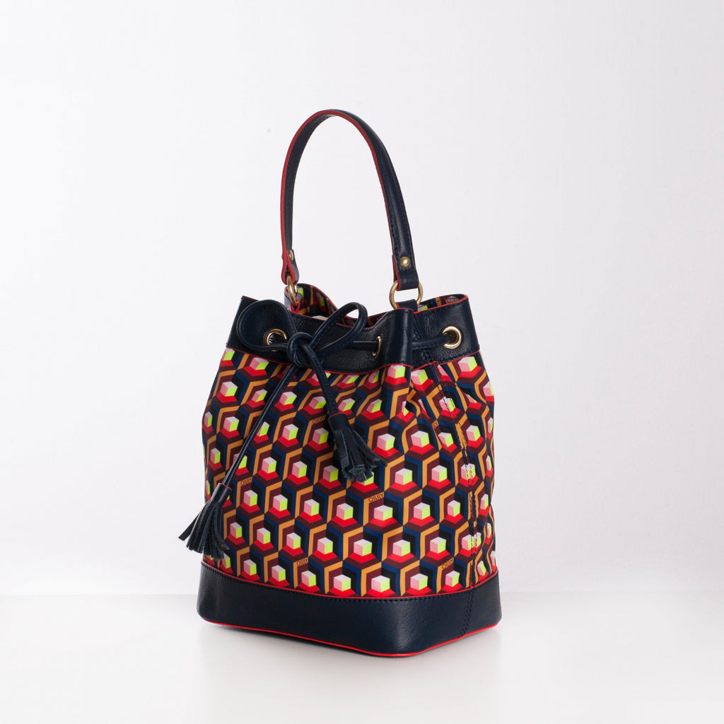 Bucket-Tasche Geo Diamonds