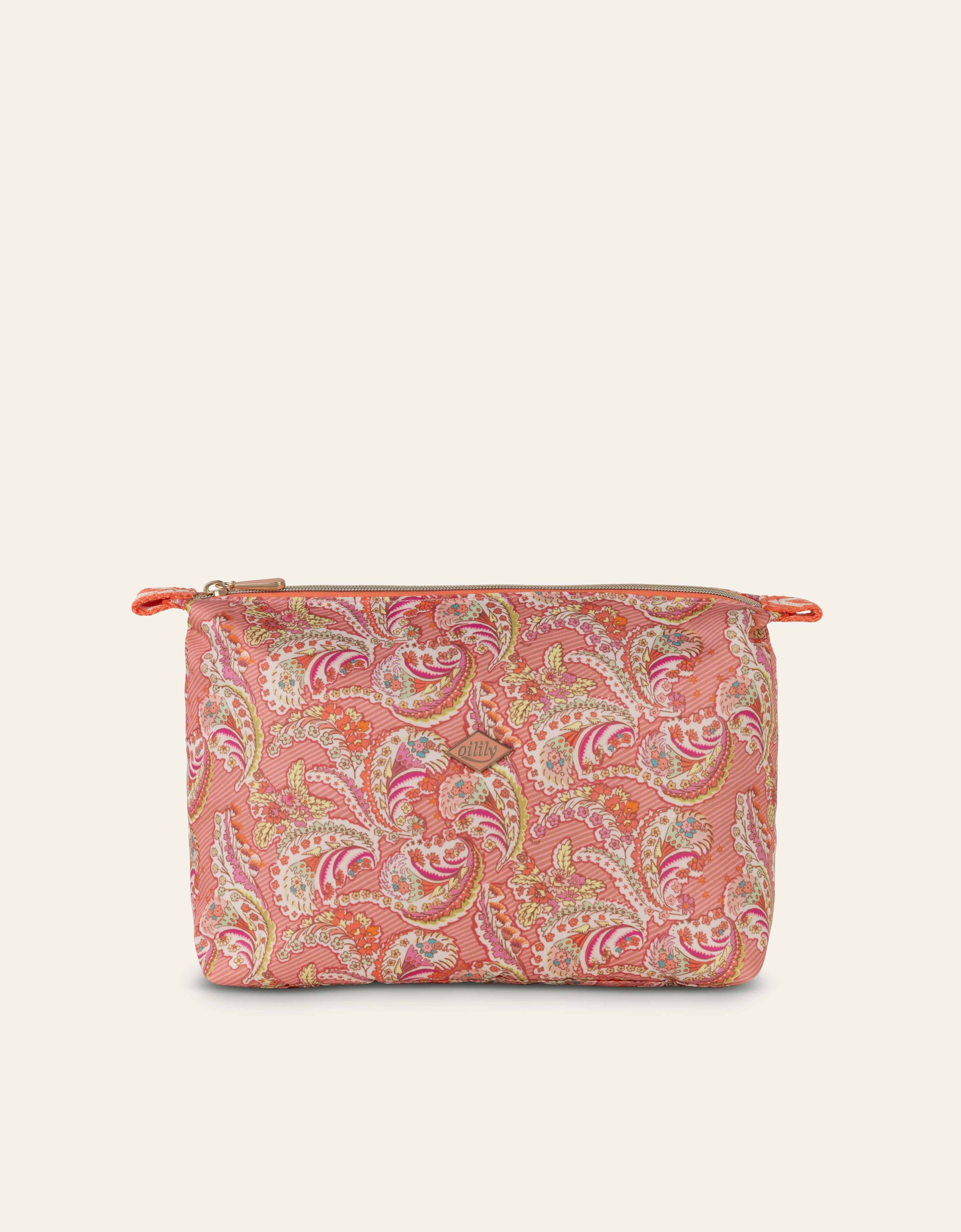 Claire Kosmetiktasche Lakshmi Paisley/Crabapple