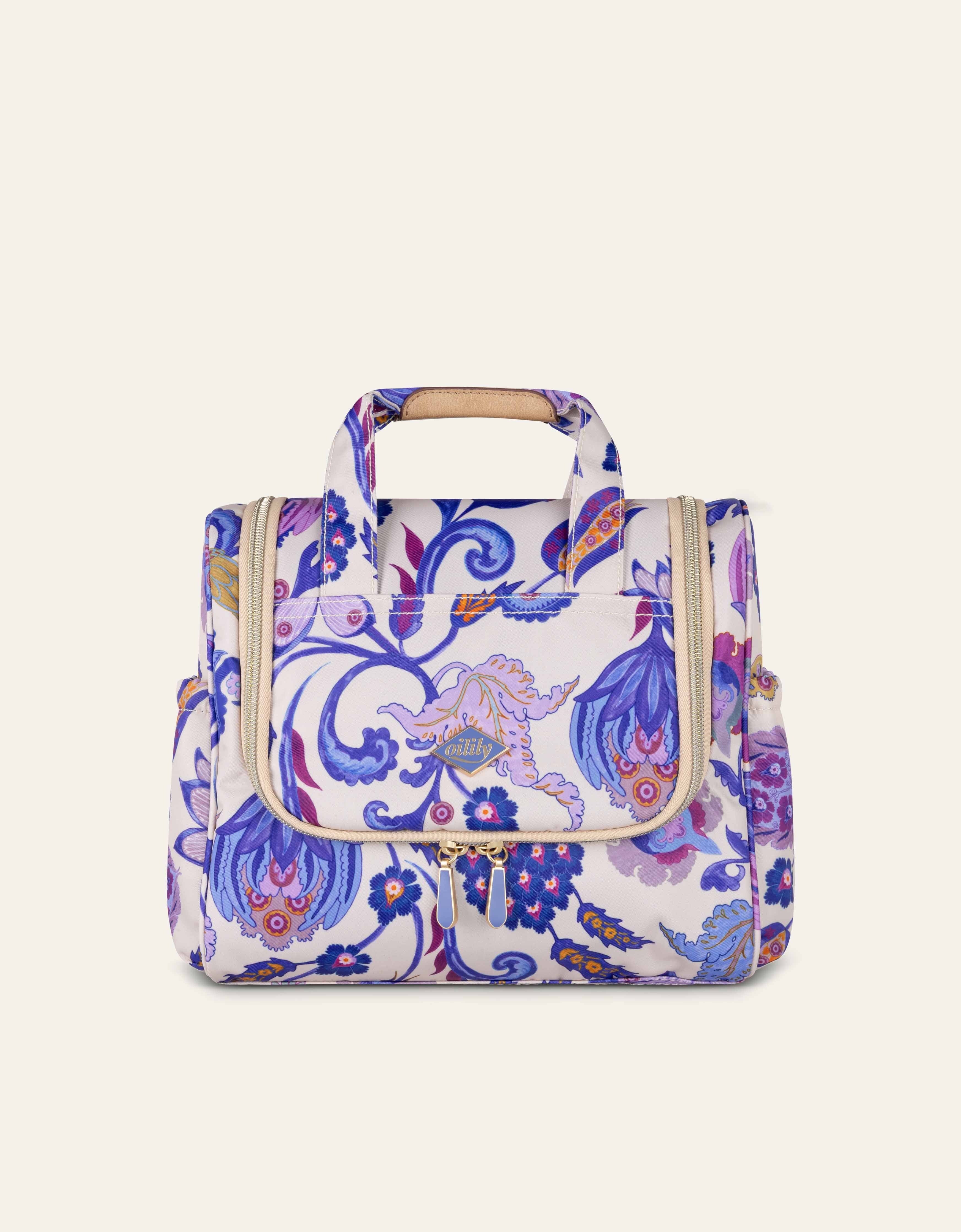 Cathy Travel Kit With Hook Sapphire Chintz/Shifting Sand