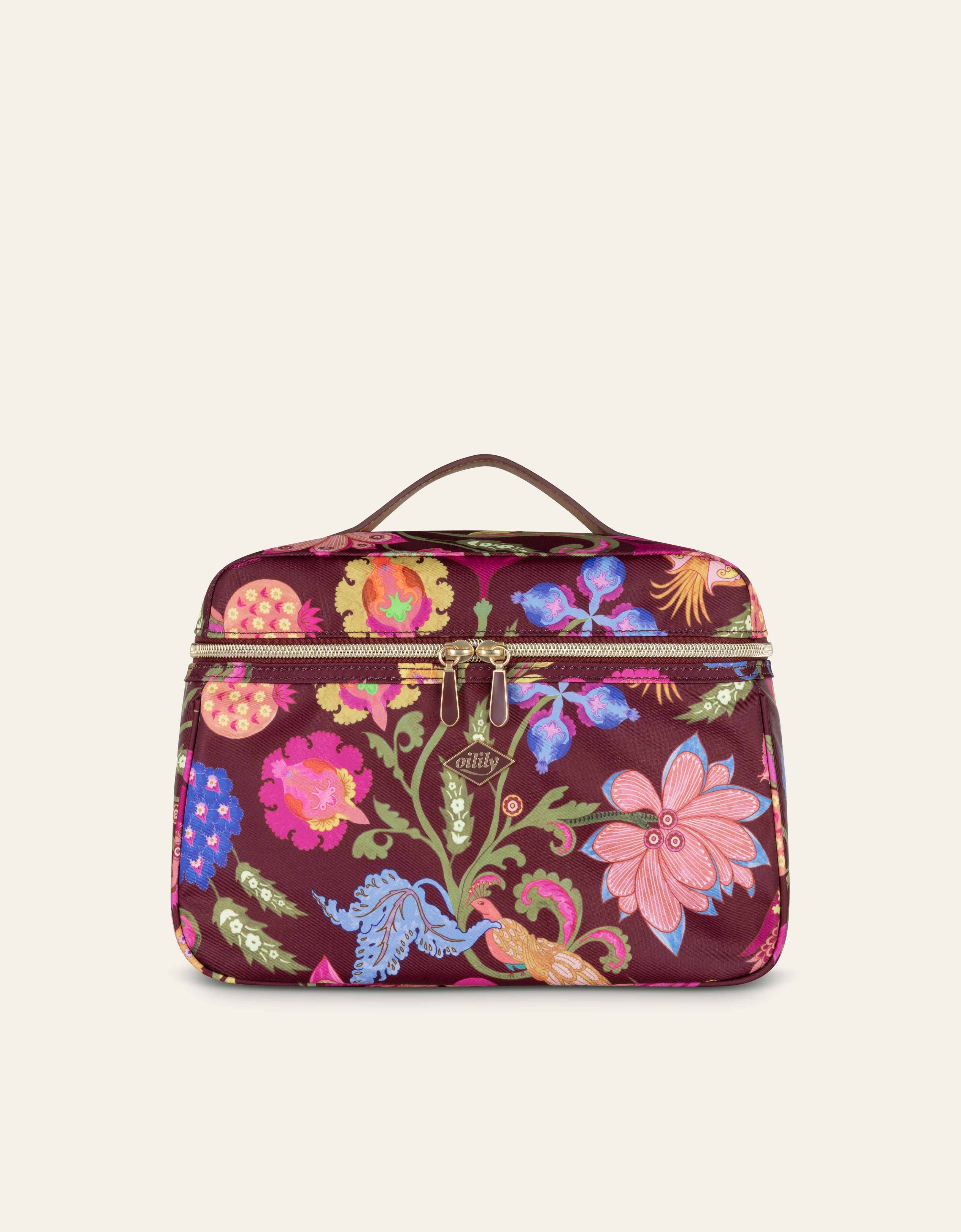 Coco Beauty Case Sapphire Chintz/Tawny Port