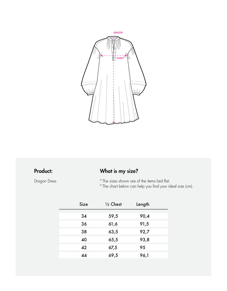 Dragon Fruit Broderie Kleid