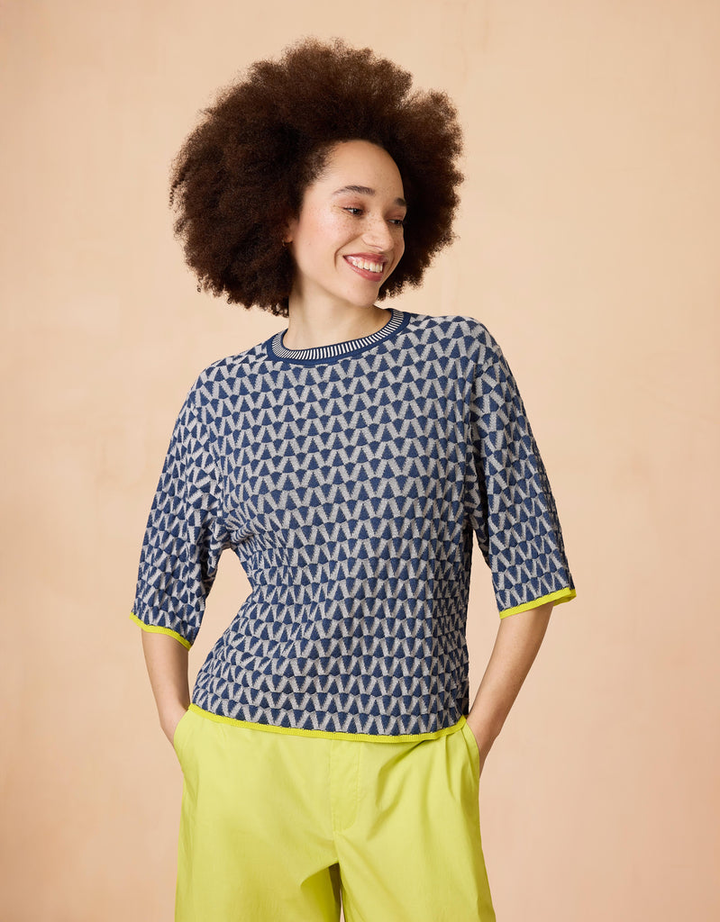 Kinergy  short sleeves knitted top