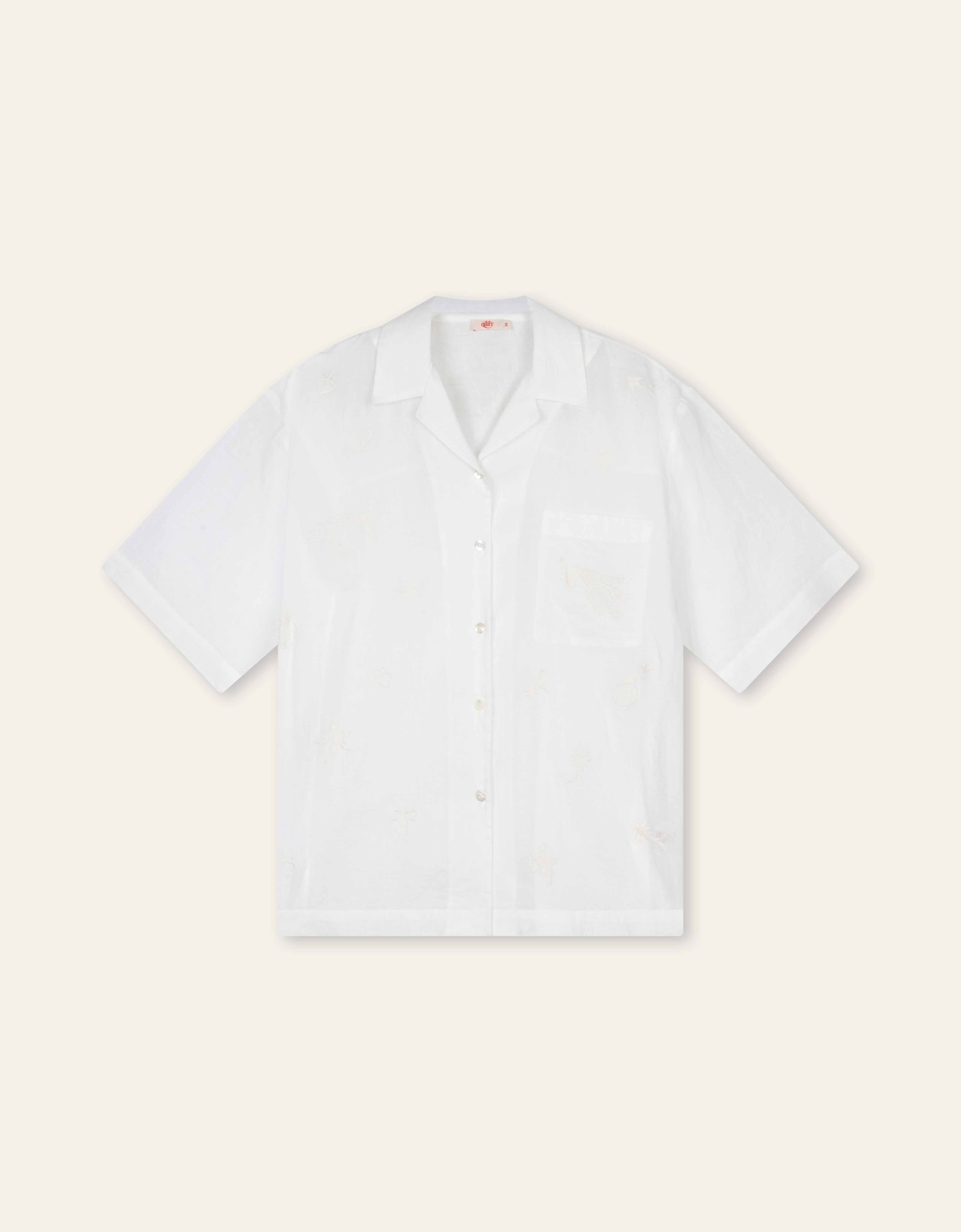 Bowling Bluse Bright White