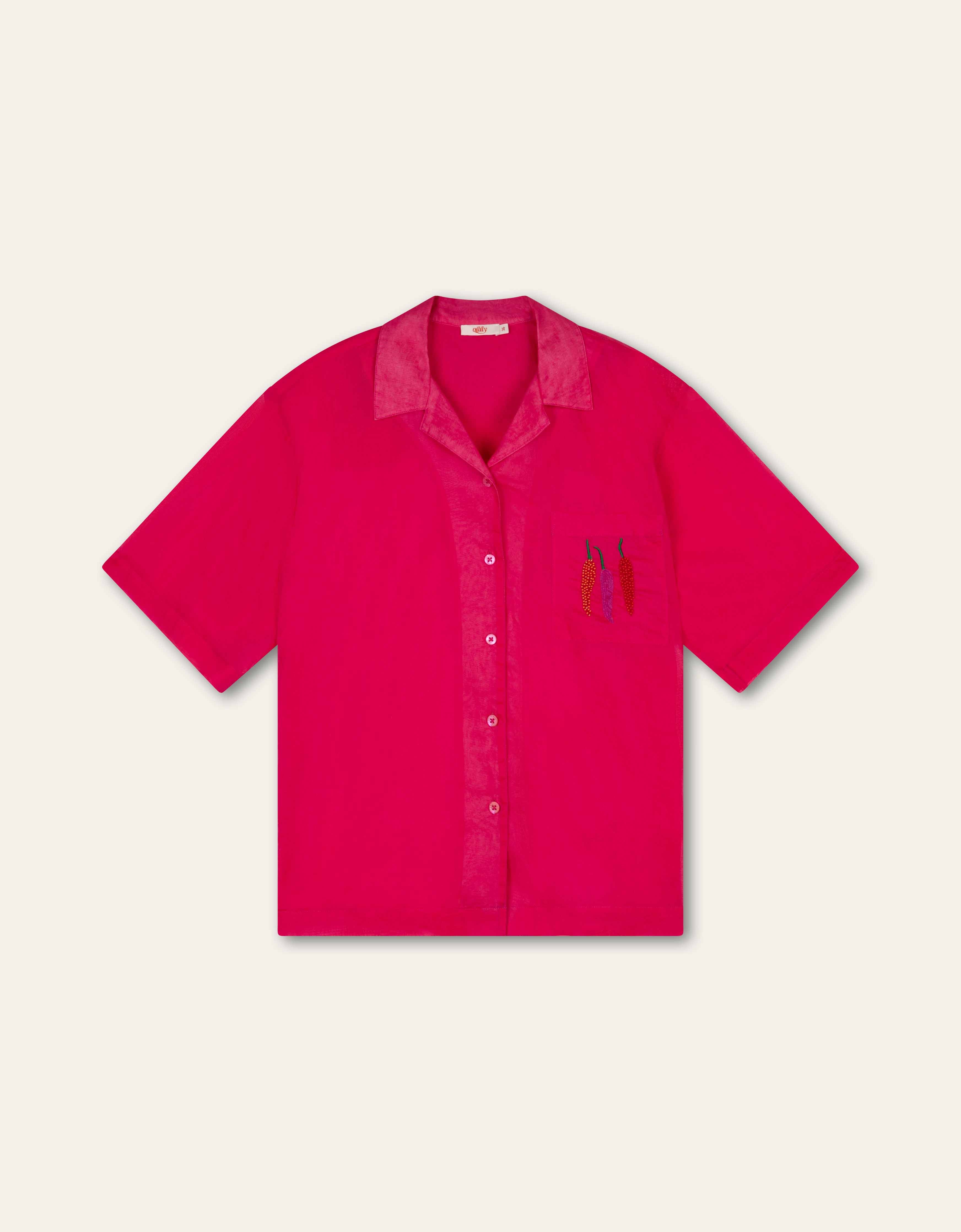 Bowling Blouse Beetroot Purple