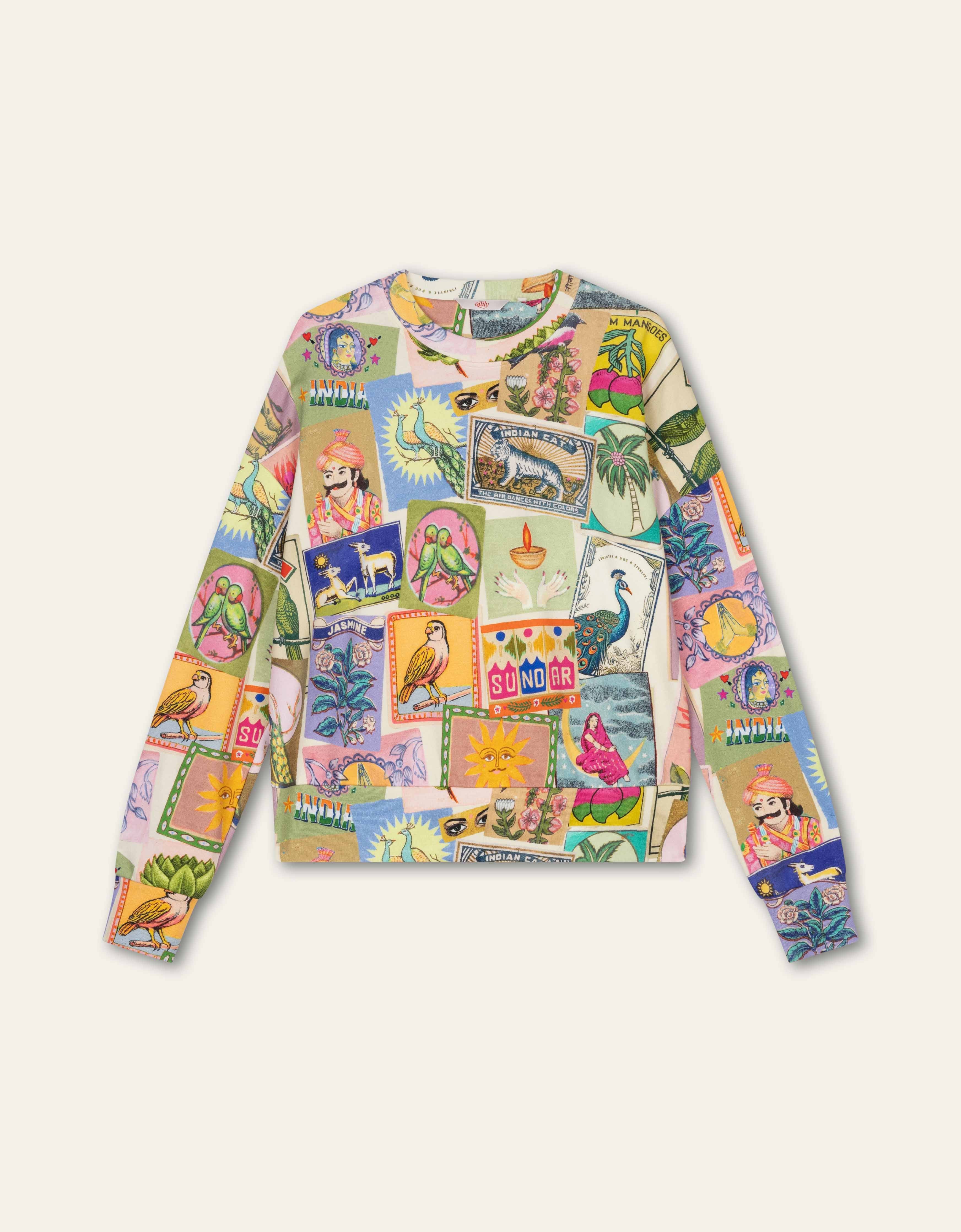 Harper Sweater Flaming Symbols