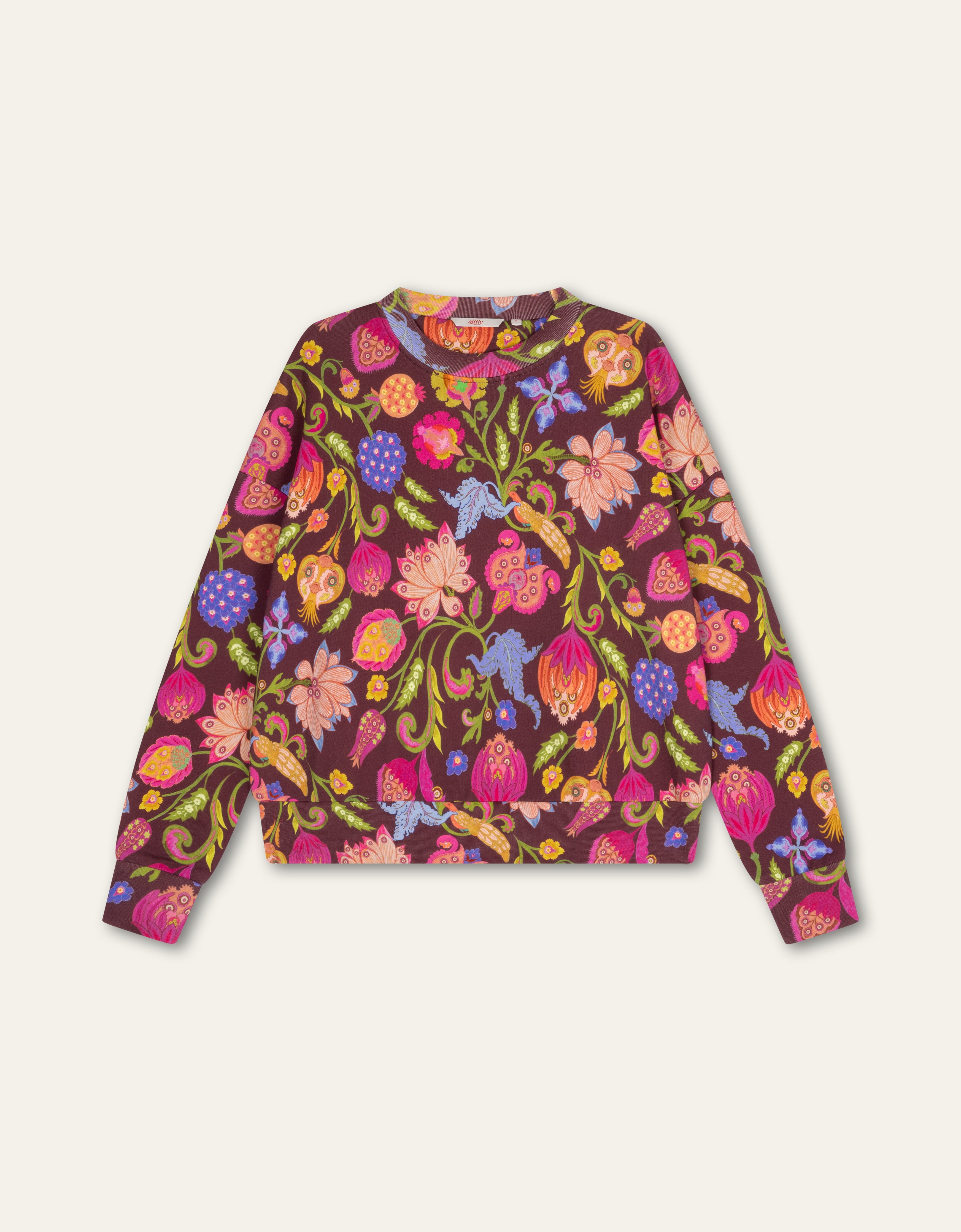 Harper Sweater Saphire Chintz/Tawny Port