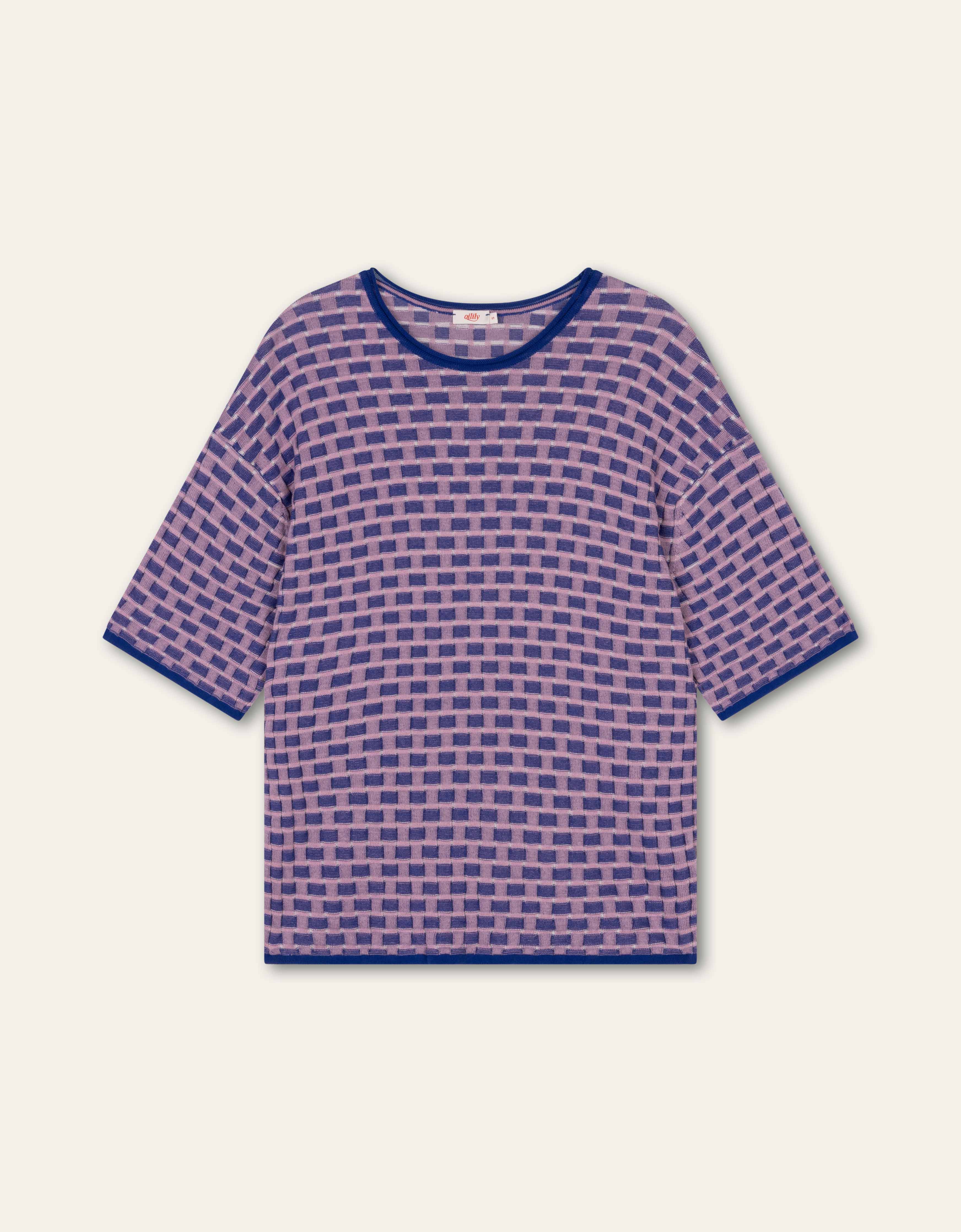 Kayla Knitted Top Royal Blue