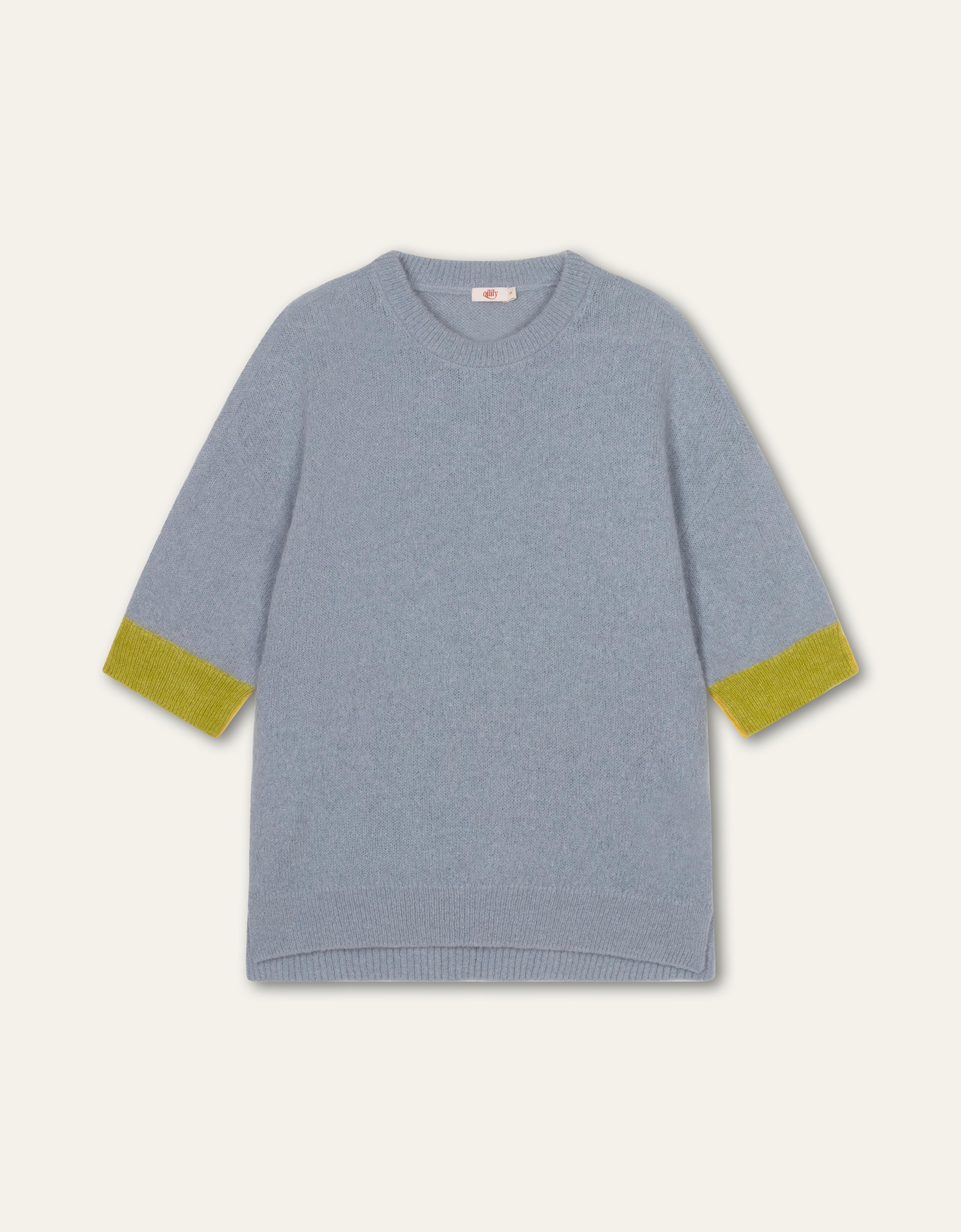 Kayu Strickoberteil Blue Fog