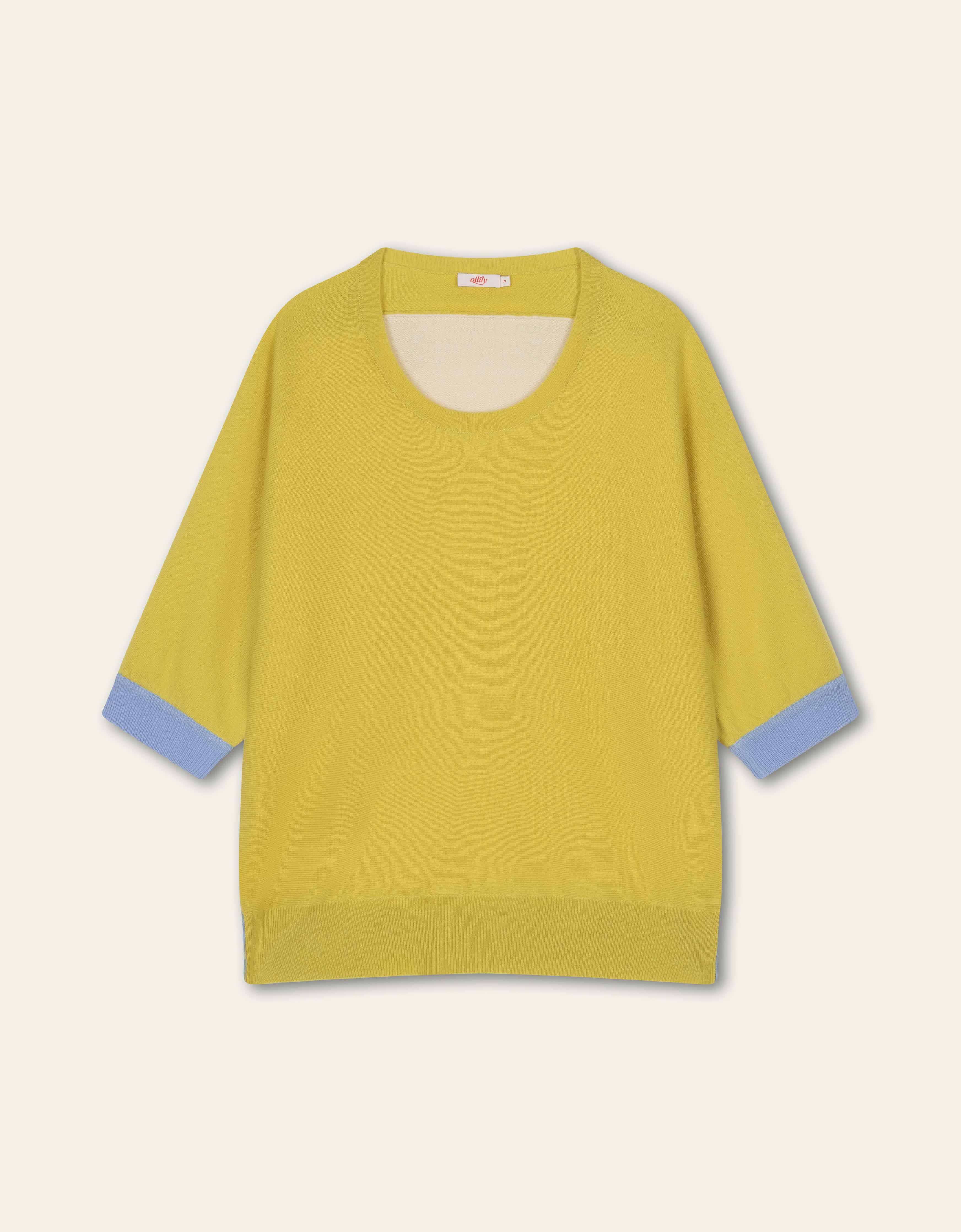 Khus Khus Strickoberteil Cadmium Yellow