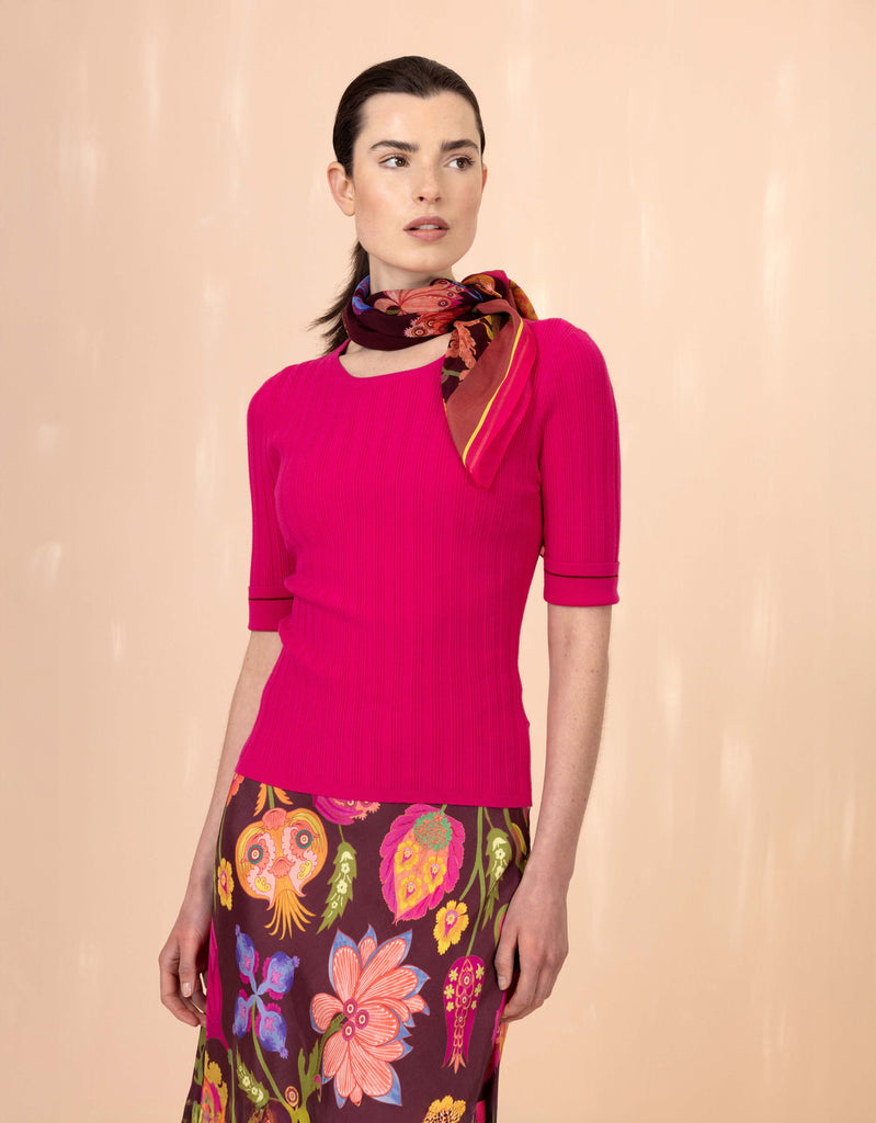 Kum kum Knitted Top