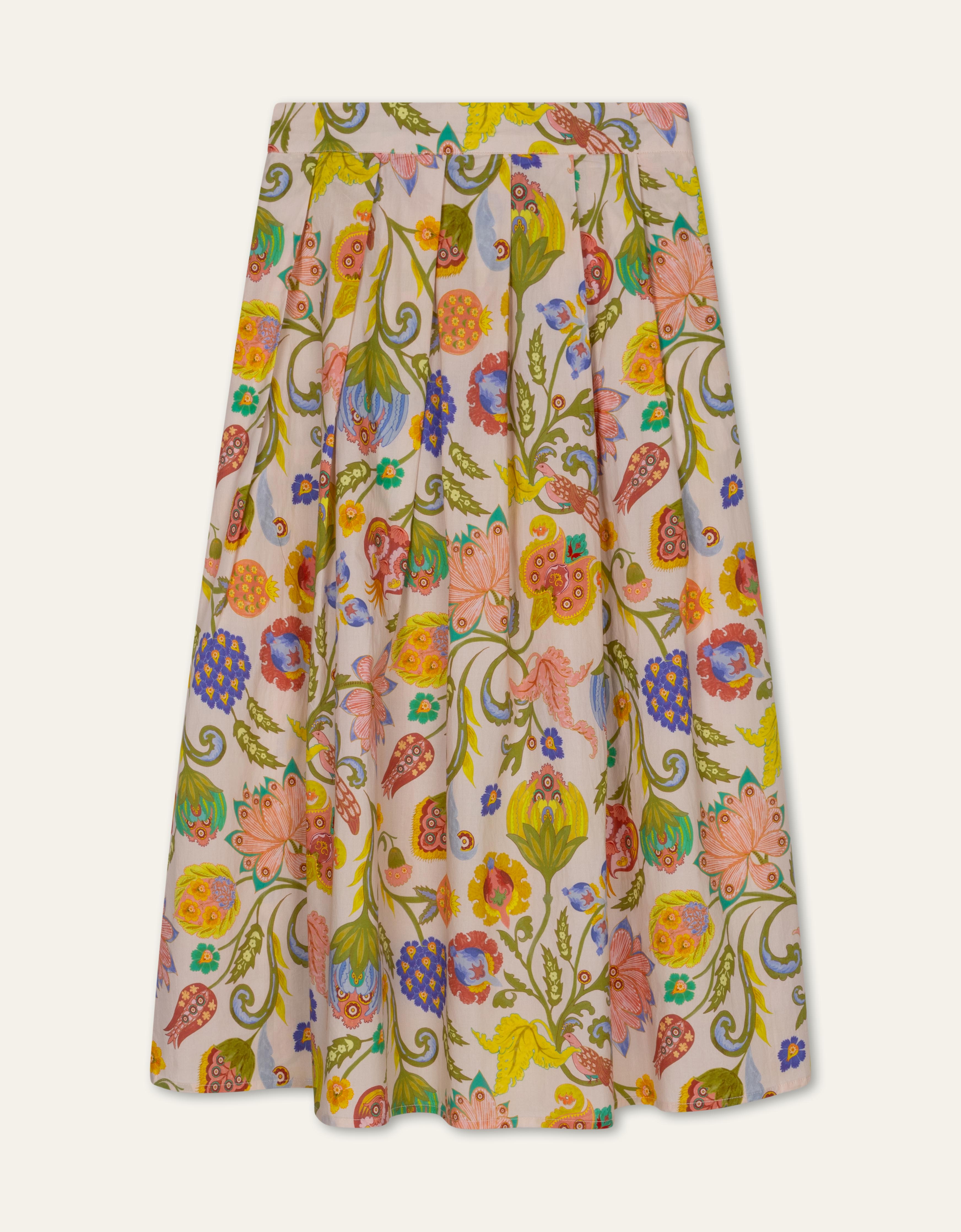 Sabita Skirt Saphire Chintz/Shifting Sand
