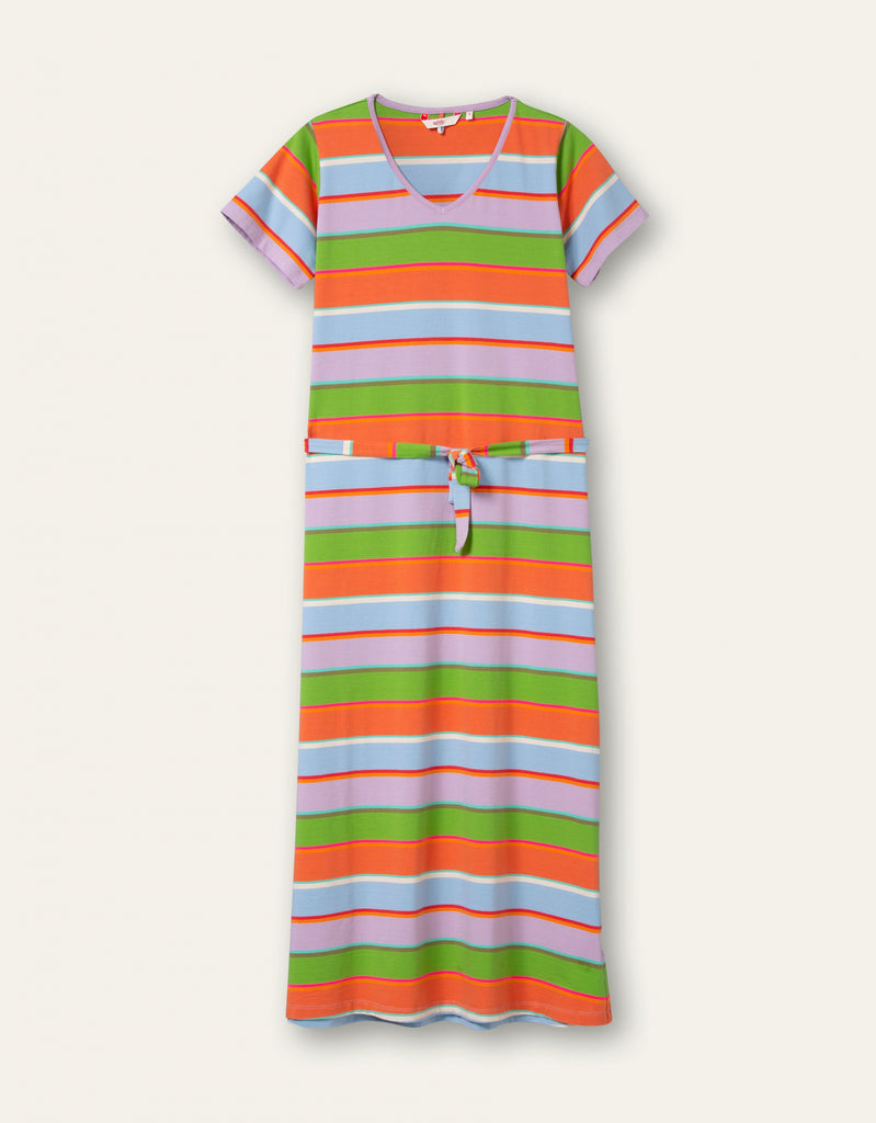 Drestripe Jersey Kleid