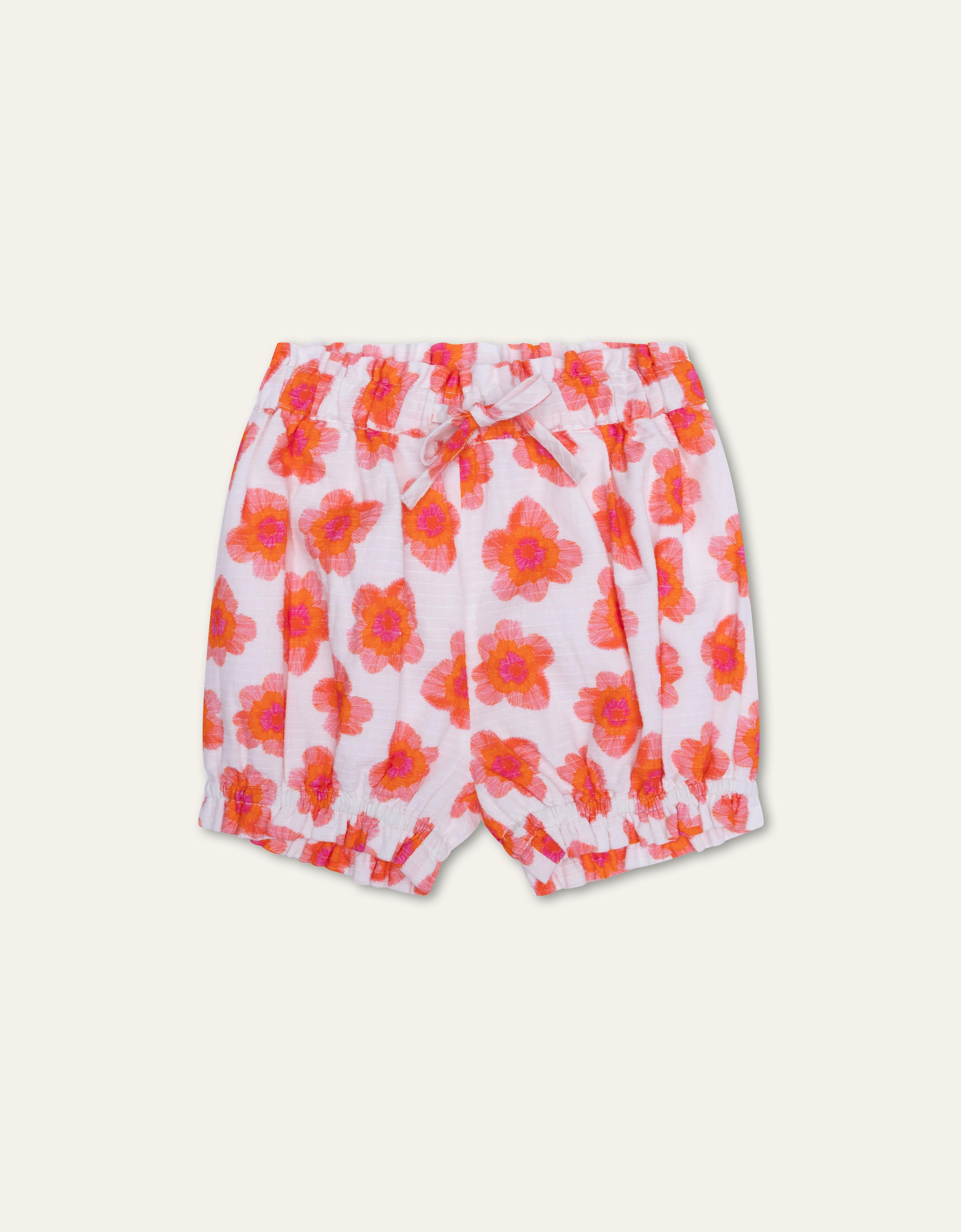 Puffy Broek Butterly Flowers